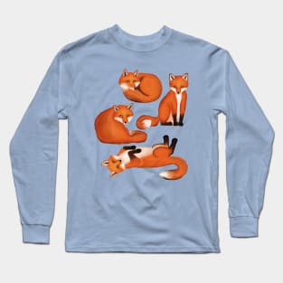 Little Foxes From A Fantasy Forest Long Sleeve T-Shirt